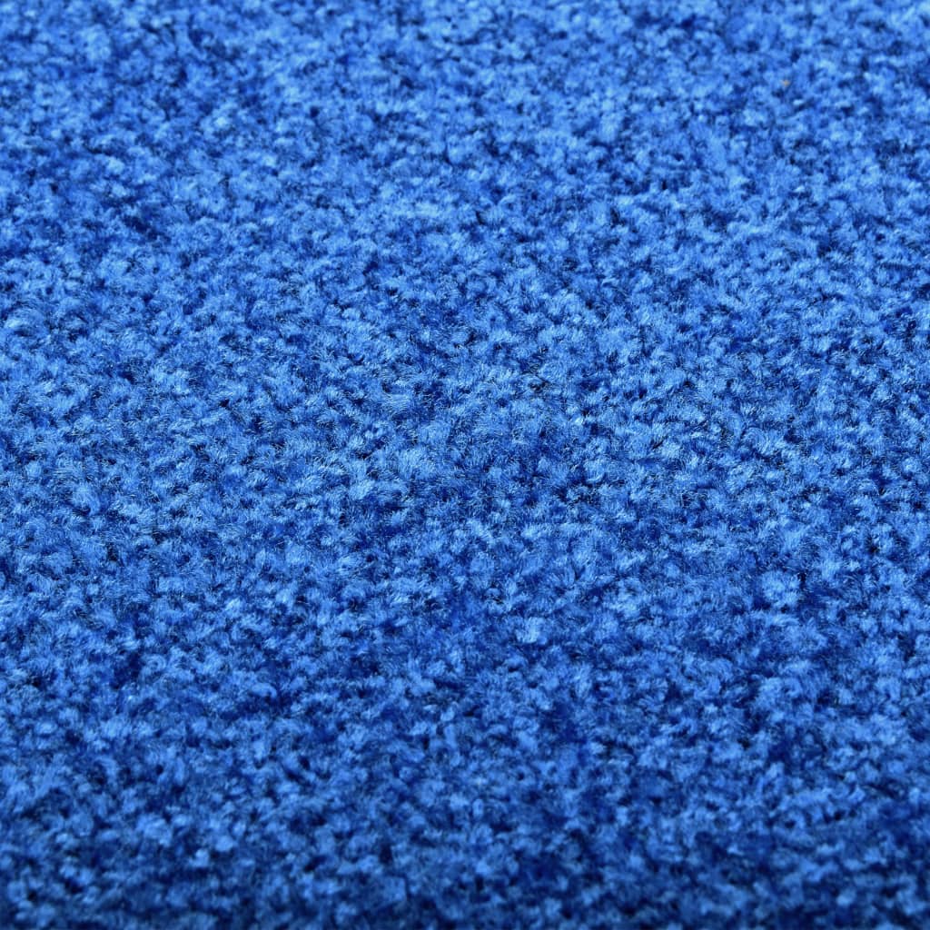 Deurmat Wasbaar 120 x 180 cm Blauw