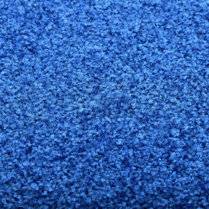Deurmat Wasbaar 120 x 180 cm Blauw