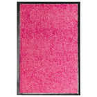 Deurmat wasbaar 40x60 cm roze