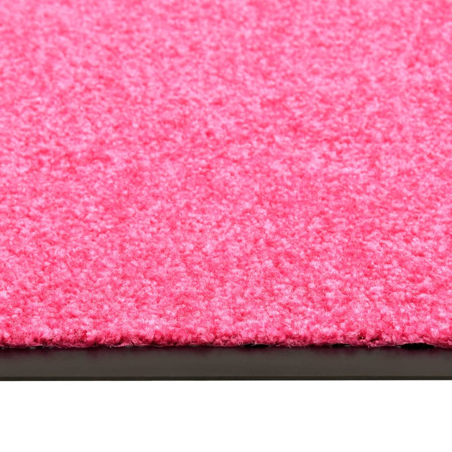Deurmat wasbaar 60x90 cm roze 60 x 90 cm Roze