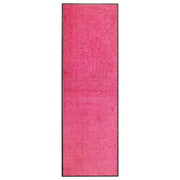 Washable doormat 60x180 cm pink