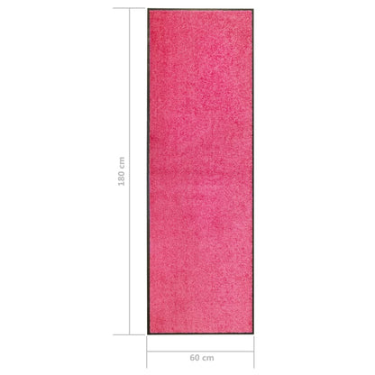 Deurmat wasbaar 60x180 cm roze 60 x 180 cm Roze