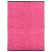 Washable doormat 90x120 cm pink