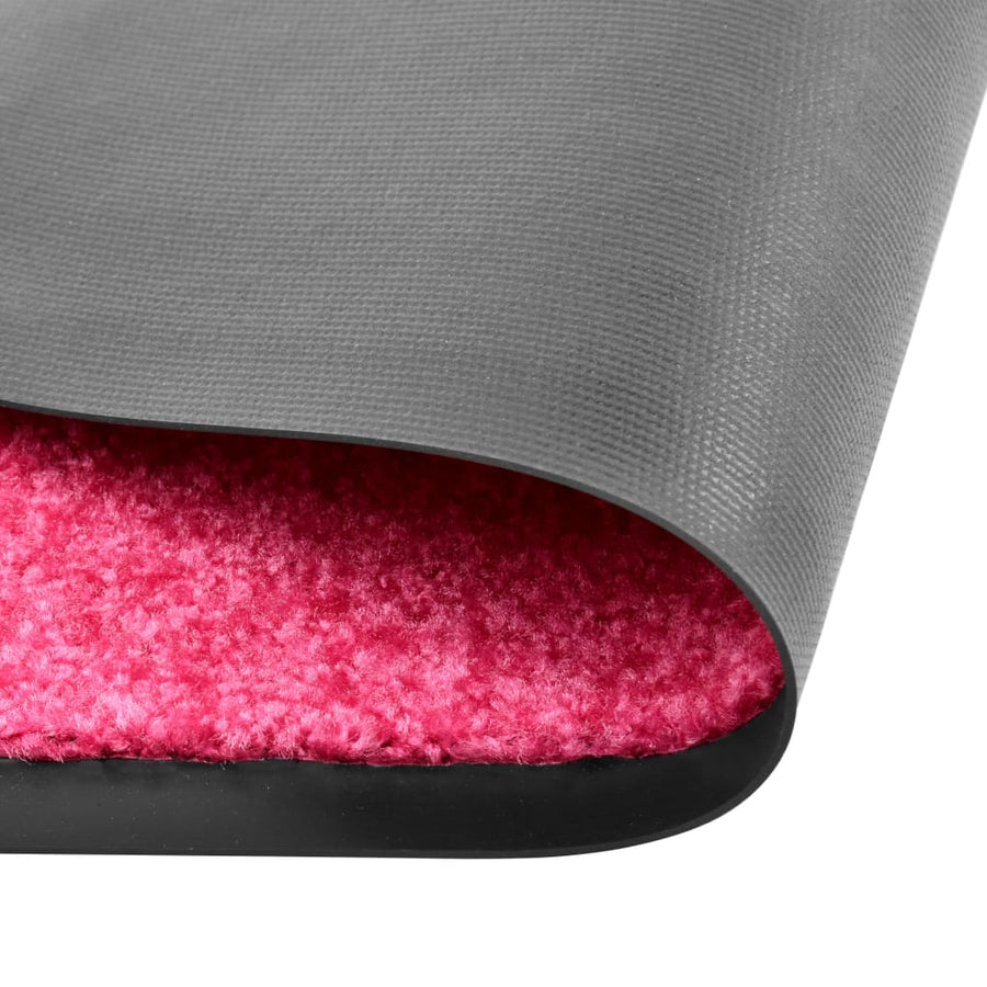 Deurmat wasbaar 90x120 cm roze 90 x 120 cm Roze