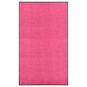 Washable doormat 90x150 cm pink