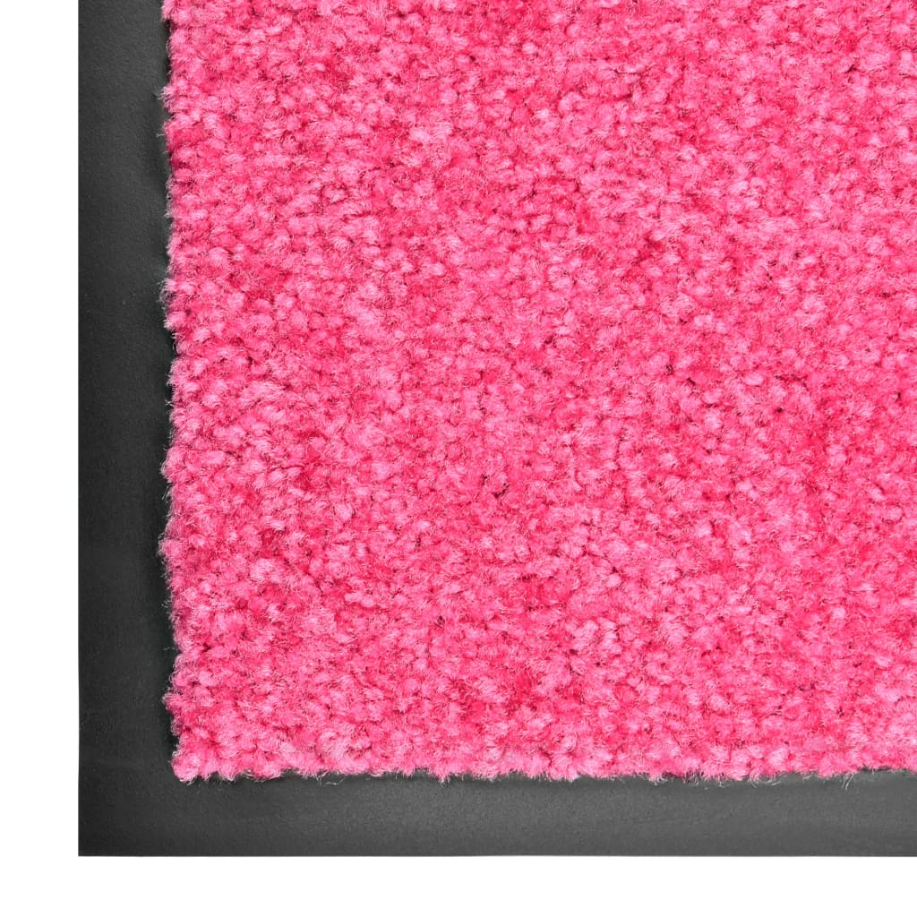 Deurmat Wasbaar 90 x 150 cm Roze