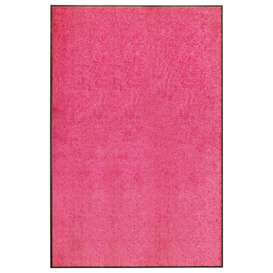 Deurmat Wasbaar 60X90 Cm Zwart