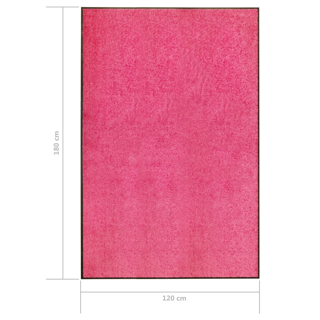 Deurmat wasbaar 120x180 cm roze 120 x 180 cm Roze