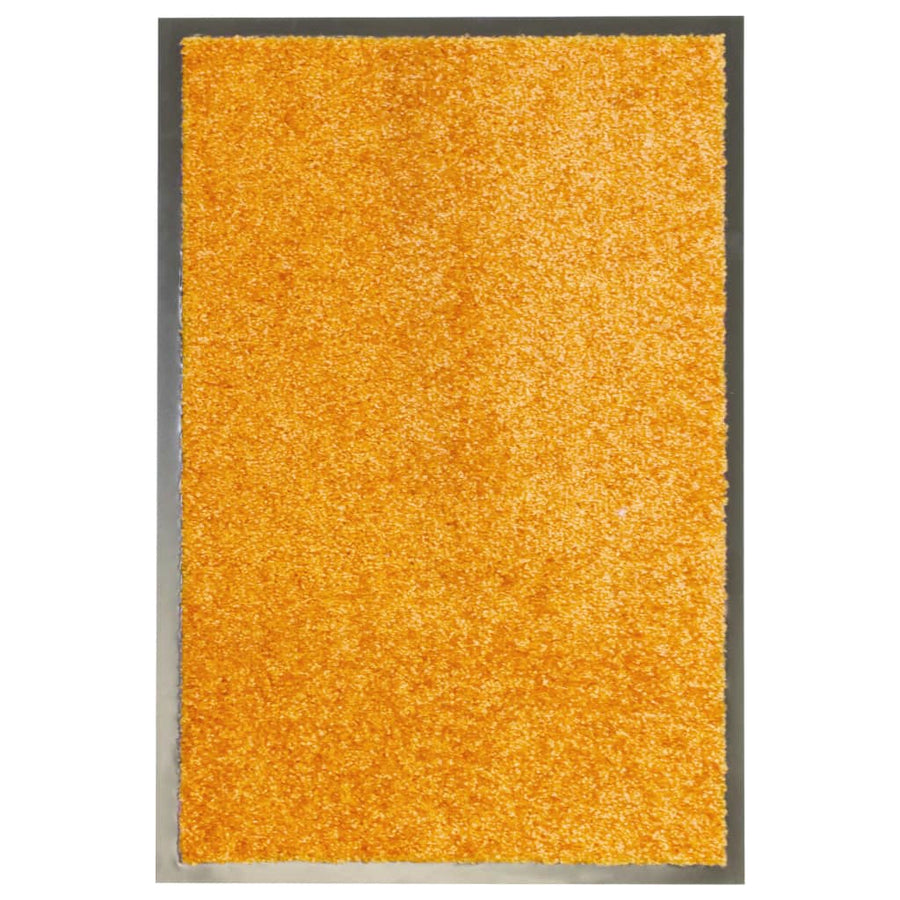 Deurmat Wasbaar 60X90 Cm Zwart
