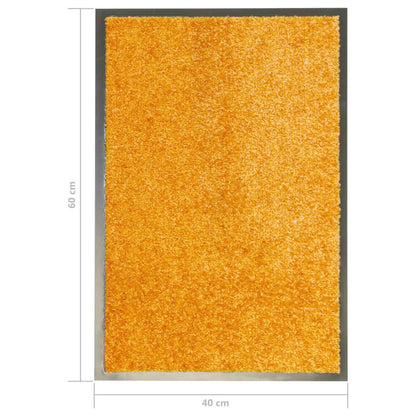 Deurmat Wasbaar Oranje 40 x 60 cm orange