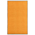 Deurmat wasbaar 90x150 cm oranje