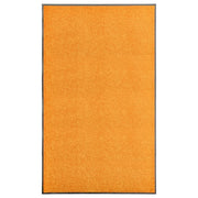 Washable doormat 90x150 cm orange