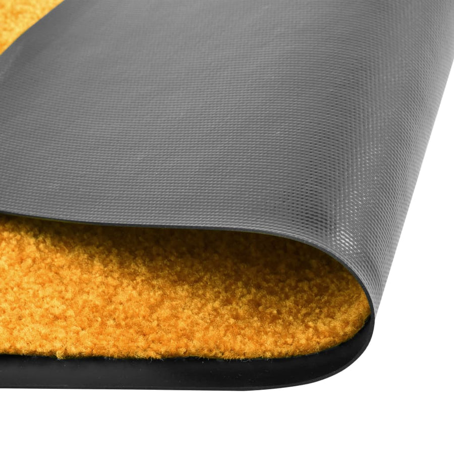 Deurmat Wasbaar Oranje 90 x 150 cm orange
