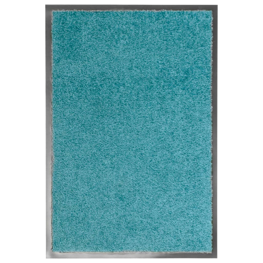 Deurmat wasbaar 40x60 cm cyaan 40 x 60 cm cyan