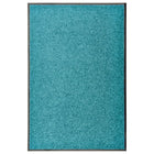 Washable doormat 60x90 cm cyan