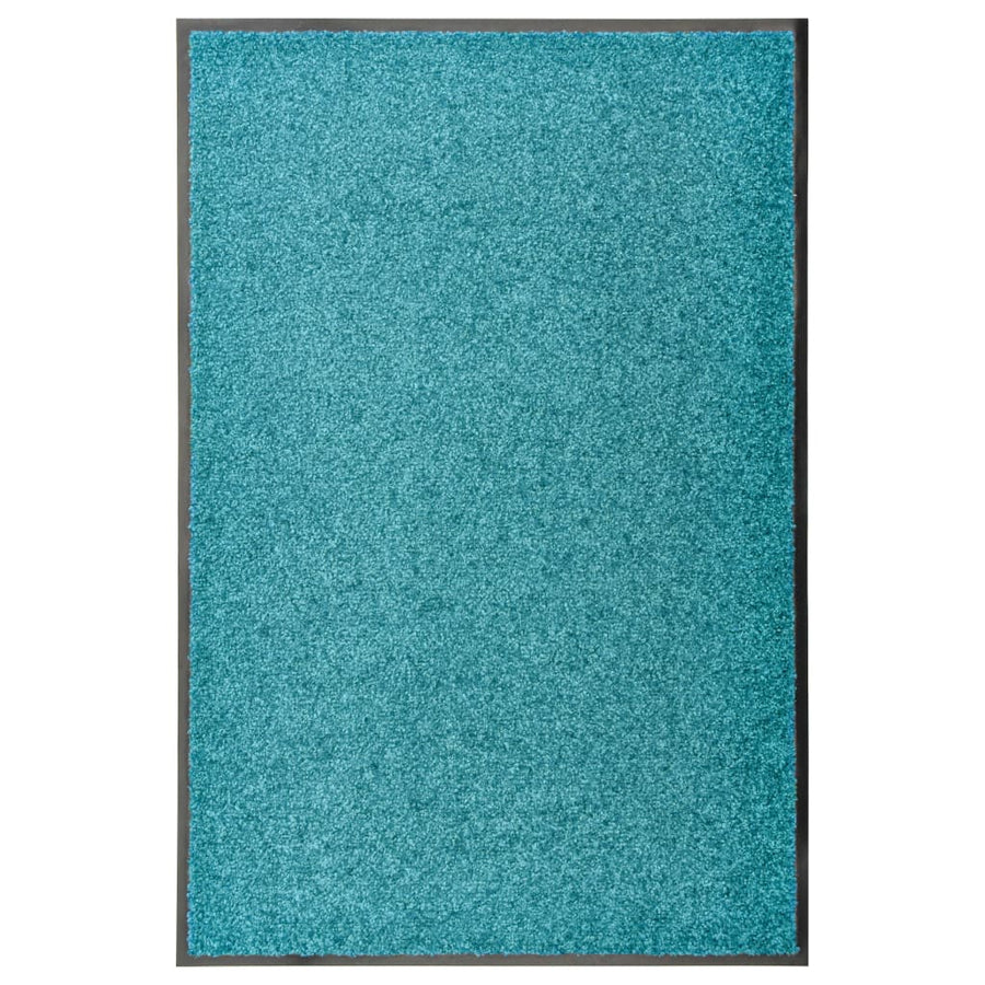 Deurmat Wasbaar 60X90 Cm Zwart