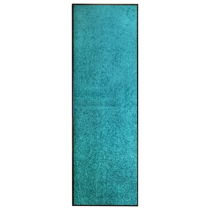Deurmat wasbaar 60x180 cm cyaan 60 x 180 cm cyan