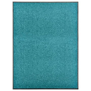 Washable doormat 90x120 cm cyan