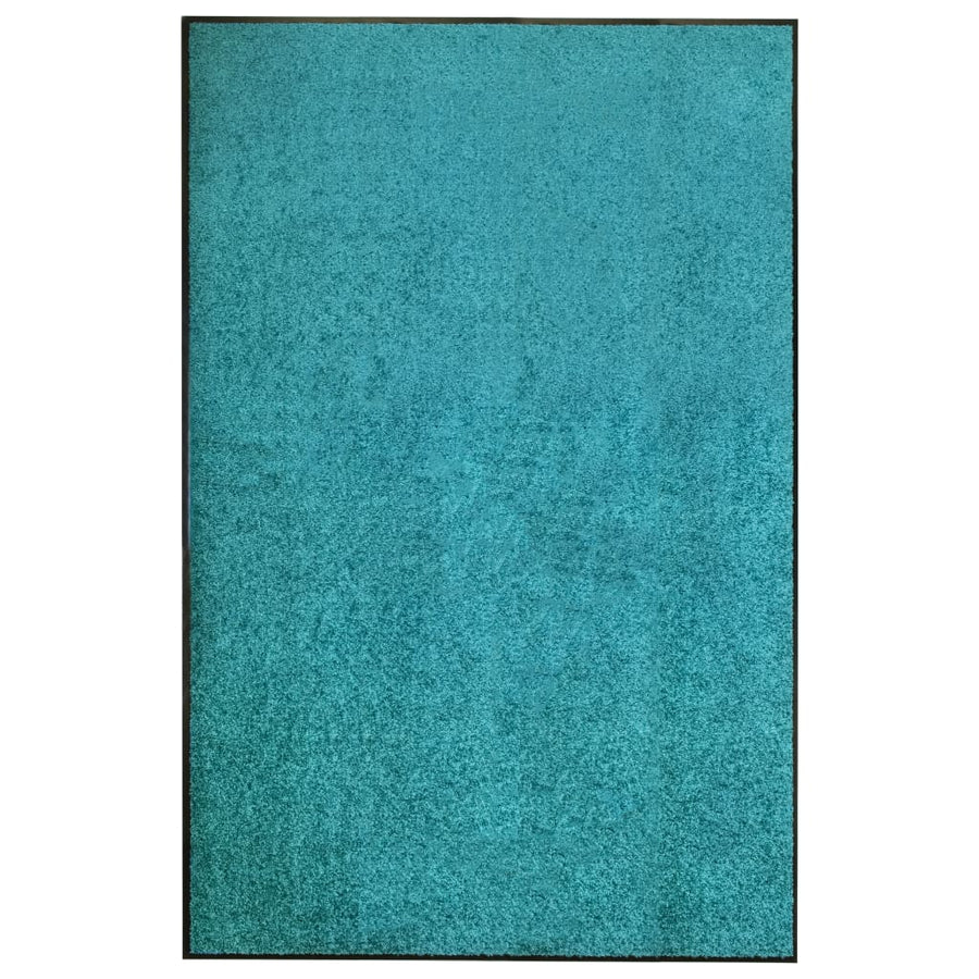 Deurmat wasbaar 120x180 cm cyaan 120 x 180 cm cyan
