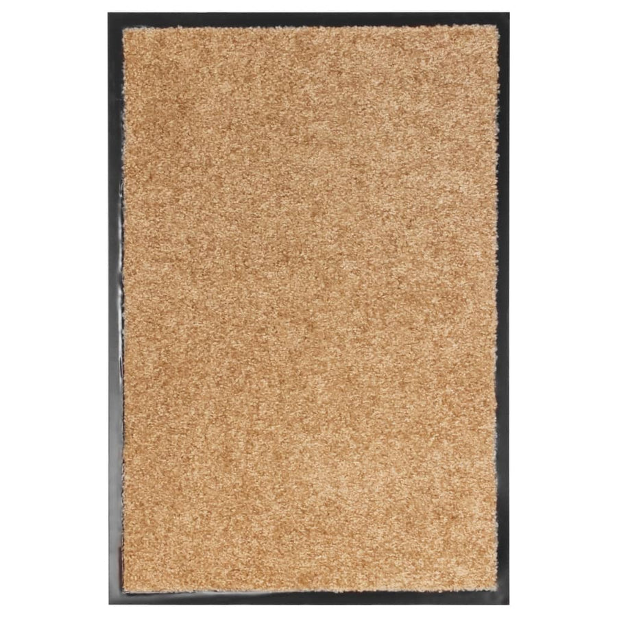 Deurmat Wasbaar 60X90 Cm Zwart