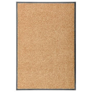 Washable doormat 60x90 cm cream