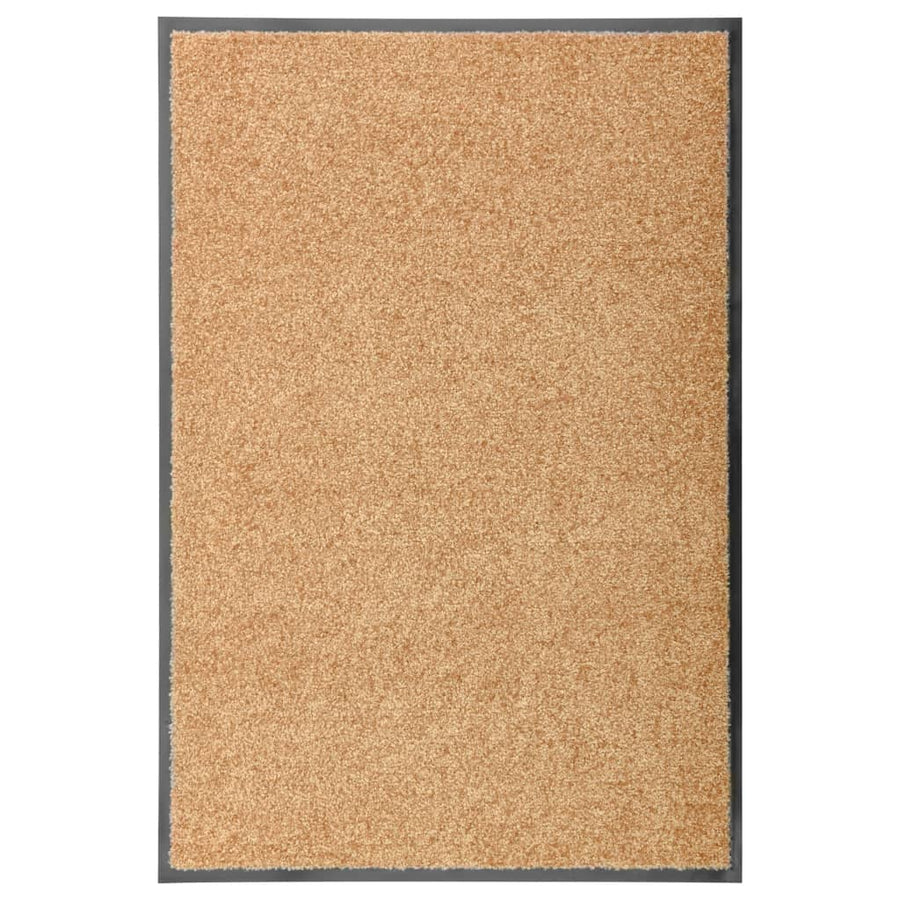 Deurmat Wasbaar 60X90 Cm Zwart