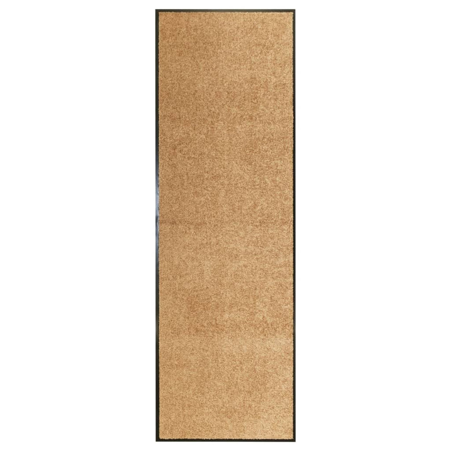 Deurmat Wasbaar 60X90 Cm Zwart