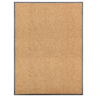 Deurmat wasbaar 90x120 cm crème