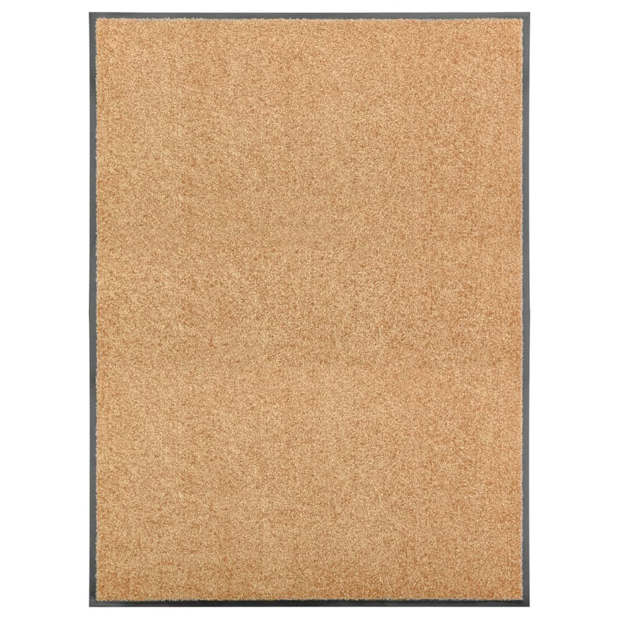 Deurmat Wasbaar 60X90 Cm Zwart