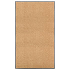 Deurmat wasbaar 90x150 cm crème