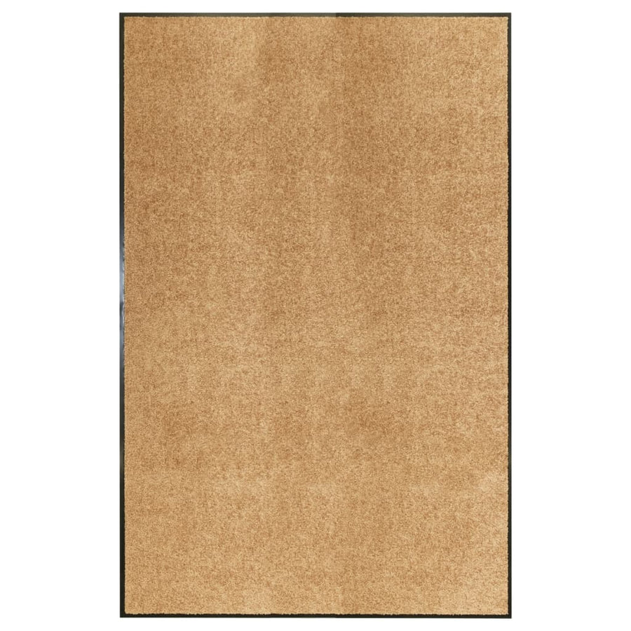 Deurmat Wasbaar 60X90 Cm Zwart