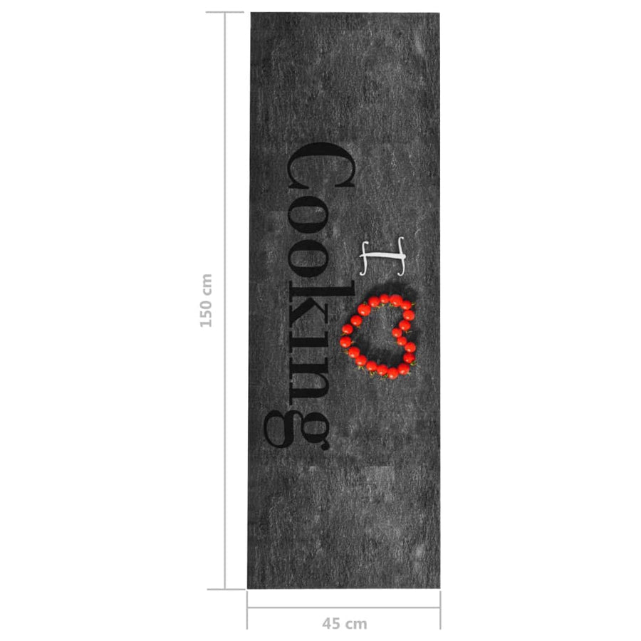 Keukenmat Wasbaar 45 x 150 cm Cooking