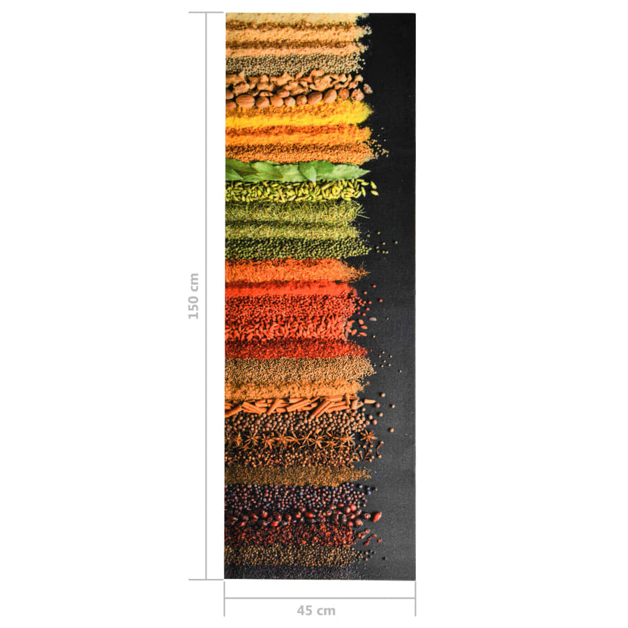 Keukenmat Wasbaar 45 x 150 cm Spice