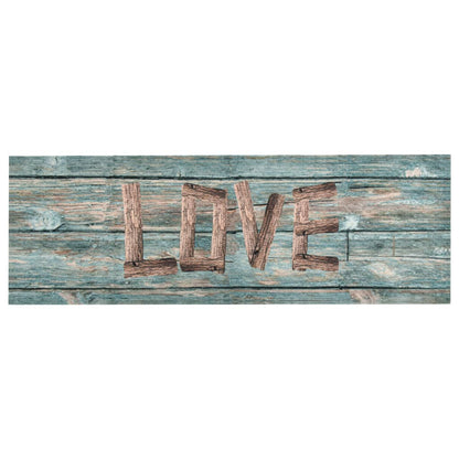 Keukenmat Wasbaar 45 x 150 cm Love