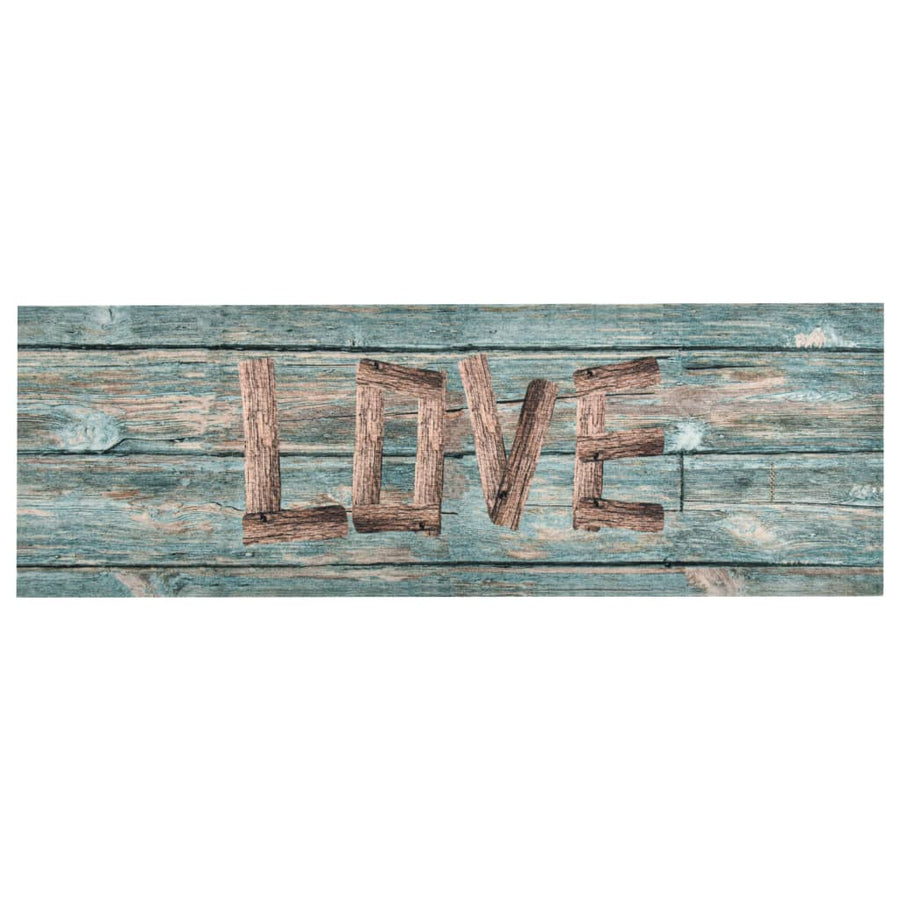Keukenmat Wasbaar 45 x 150 cm Love