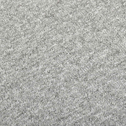 Tapijt 20 pcs Lichtgrijs 50 x 50 cm 100% Polypropyleen