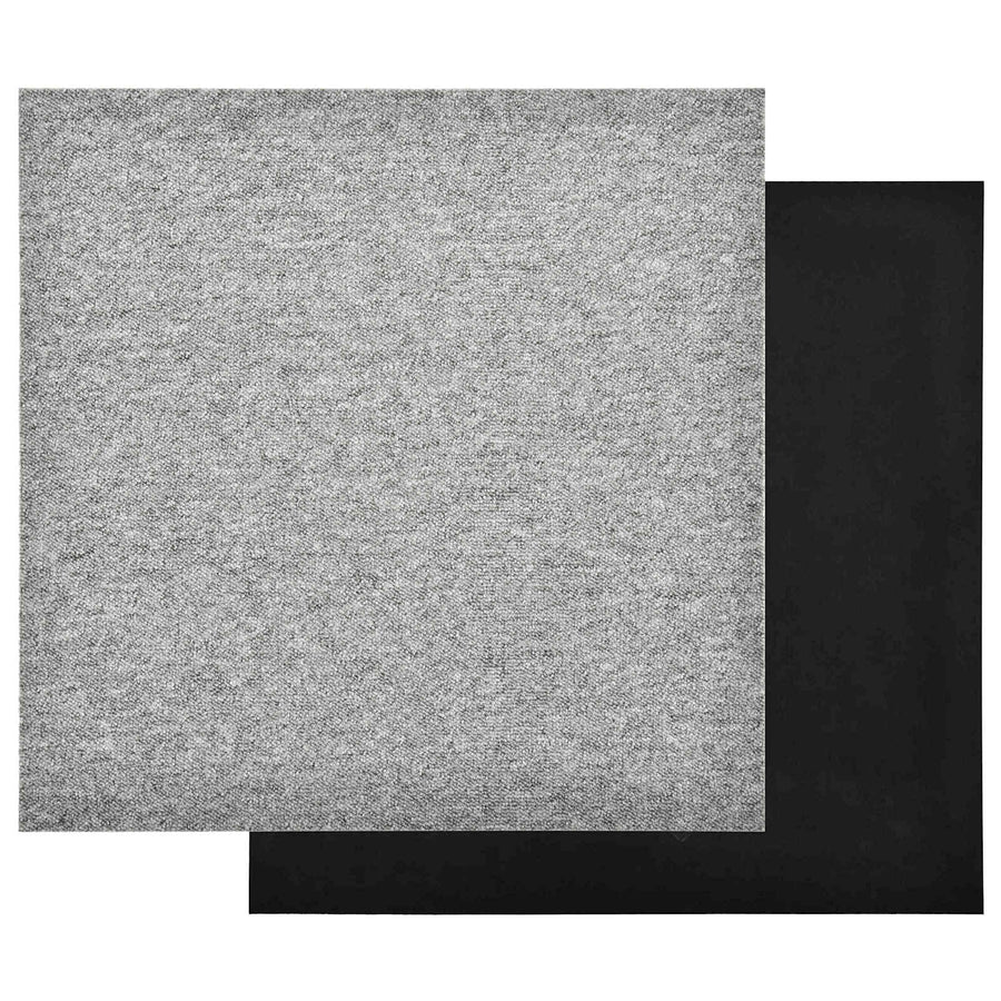Tapijt 20 pcs Lichtgrijs 50 x 50 cm 100% Polypropyleen