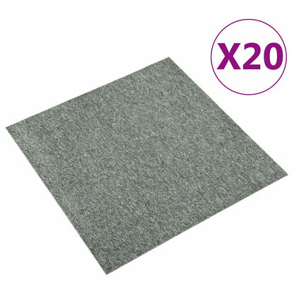 Tapijt 20 pcs Groen 50 x 50 cm 100% Polypropyleen