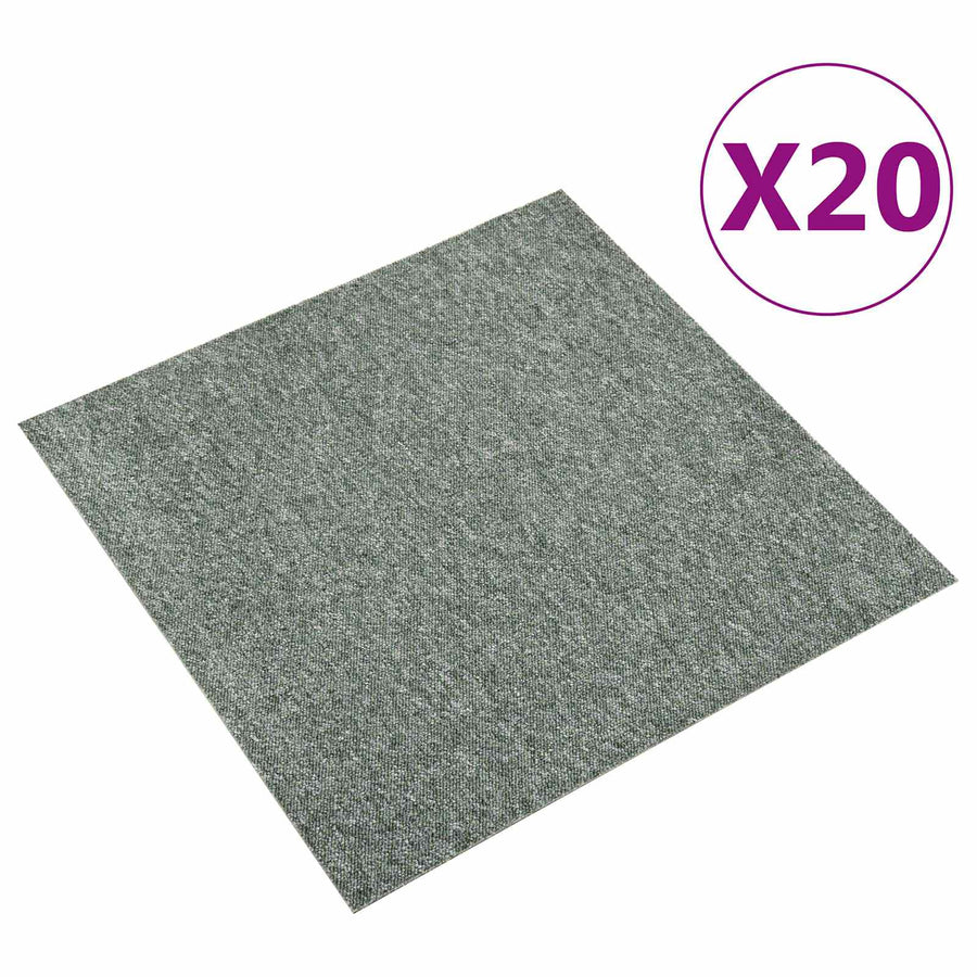Tapijt 20 pcs Groen 50 x 50 cm 100% Polypropyleen
