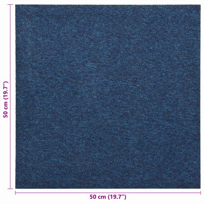 Tapijt 20 pcs Donkerblauw 50 x 50 cm 100% Polypropyleen