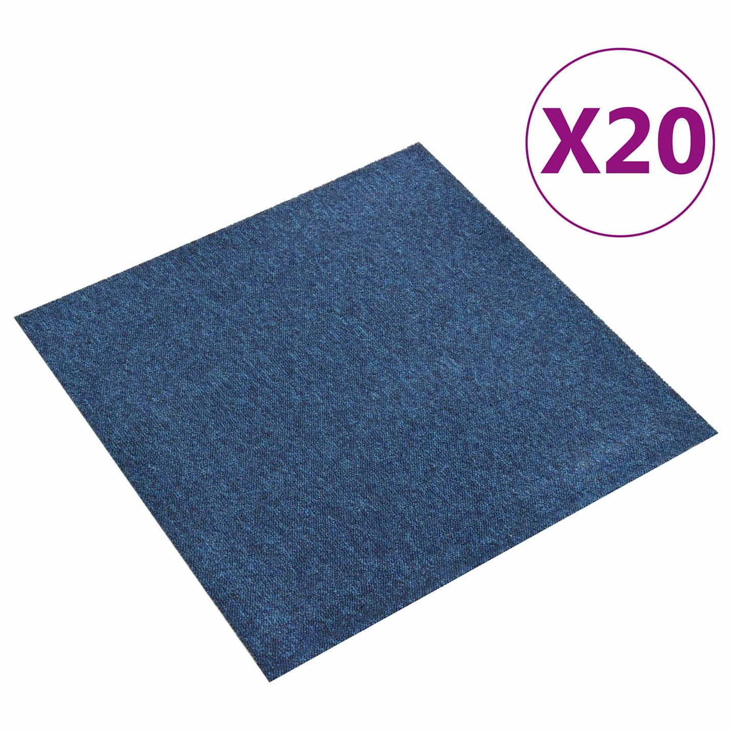 Tapijt 20 pcs Donkerblauw 50 x 50 cm 100% Polypropyleen
