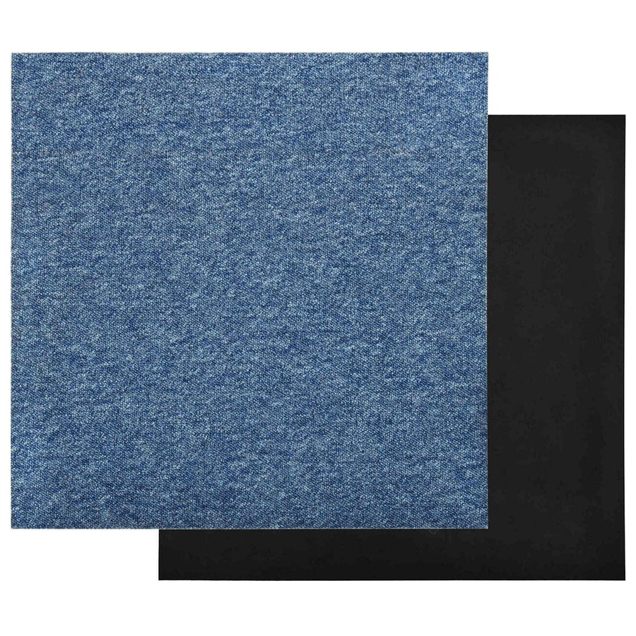 Tapijt 20 pcs Blauw 50 x 50 cm 100% Polypropyleen
