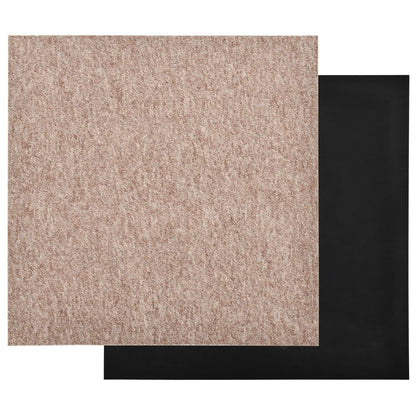 Tapijttegels 20 st 5 m² 50x50 cm beige Beige