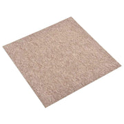 Tapijttegels 20 stuks beige 50x50 cm polypropyleen