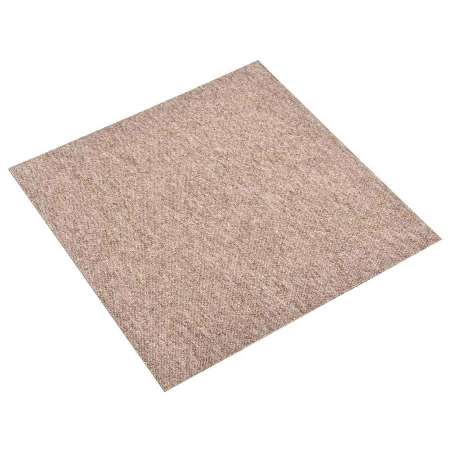Tapijt 20 pcs Beige 50 x 50 cm 100% Polypropyleen
