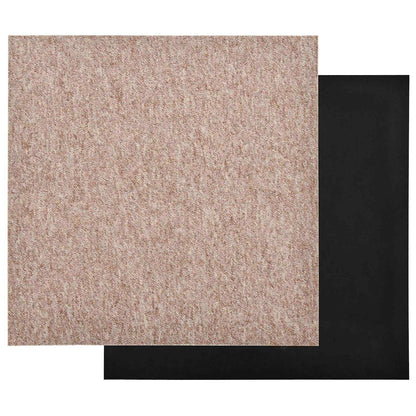 Tapijt 20 pcs Beige 50 x 50 cm 100% Polypropyleen