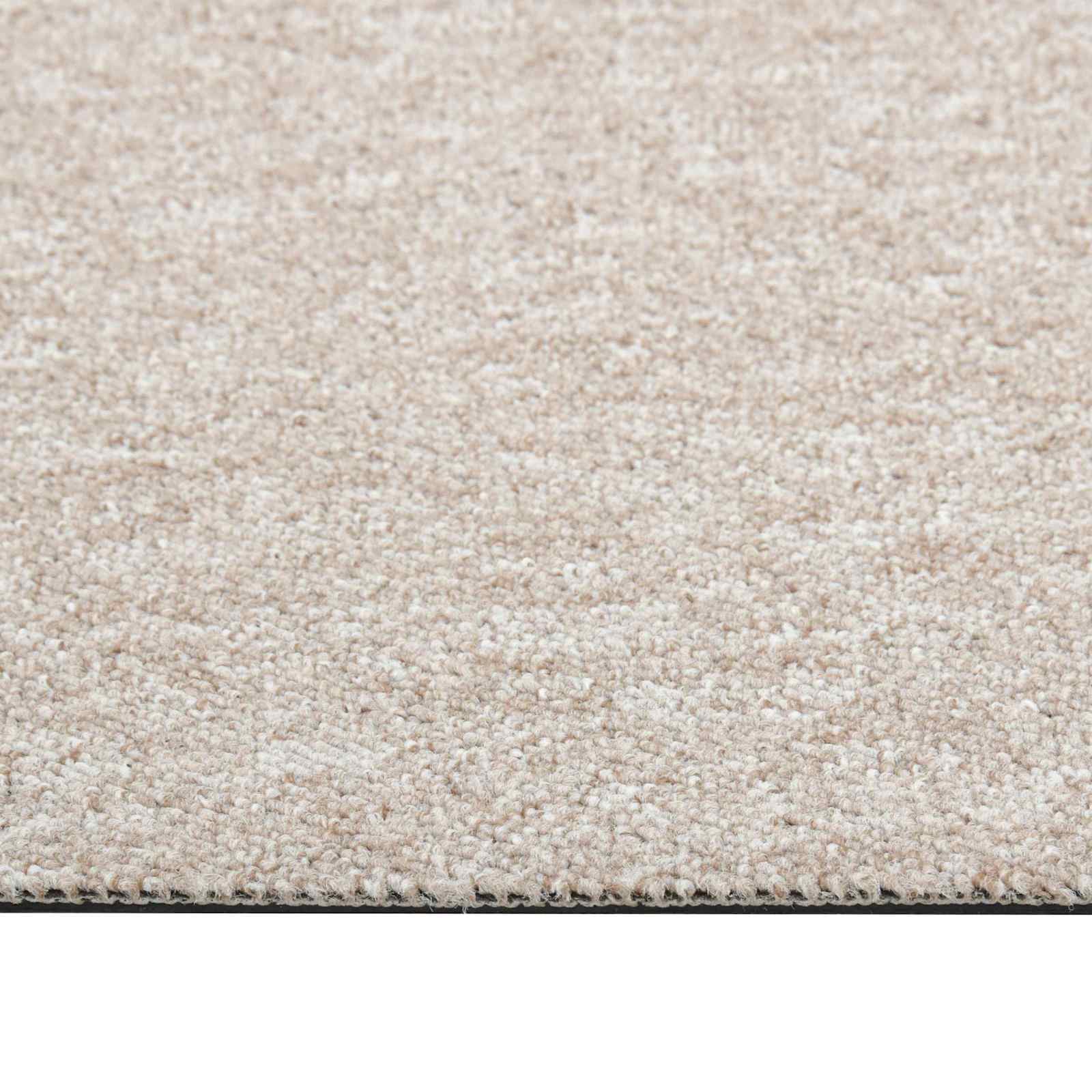 Tapijt 20 pcs Licht Beige 50 x 50 cm 100% Polypropyleen