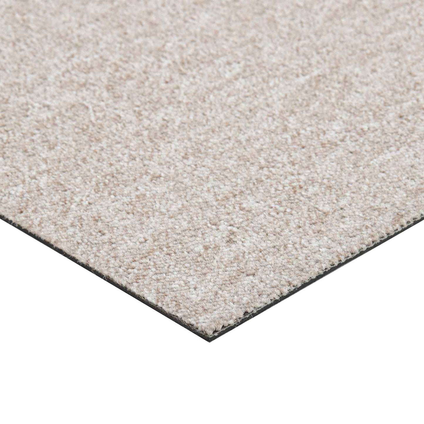 Tapijt 20 pcs Licht Beige 50 x 50 cm 100% Polypropyleen