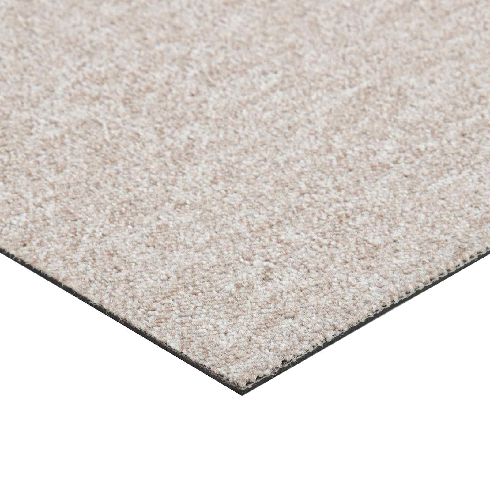 Tapijt 20 pcs Licht Beige 50 x 50 cm 100% Polypropyleen