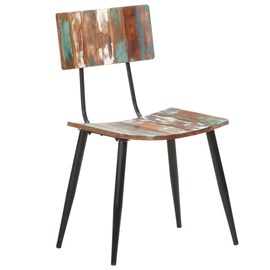 Eetkamerstoelen 4 St Massief Gerecycled Hout